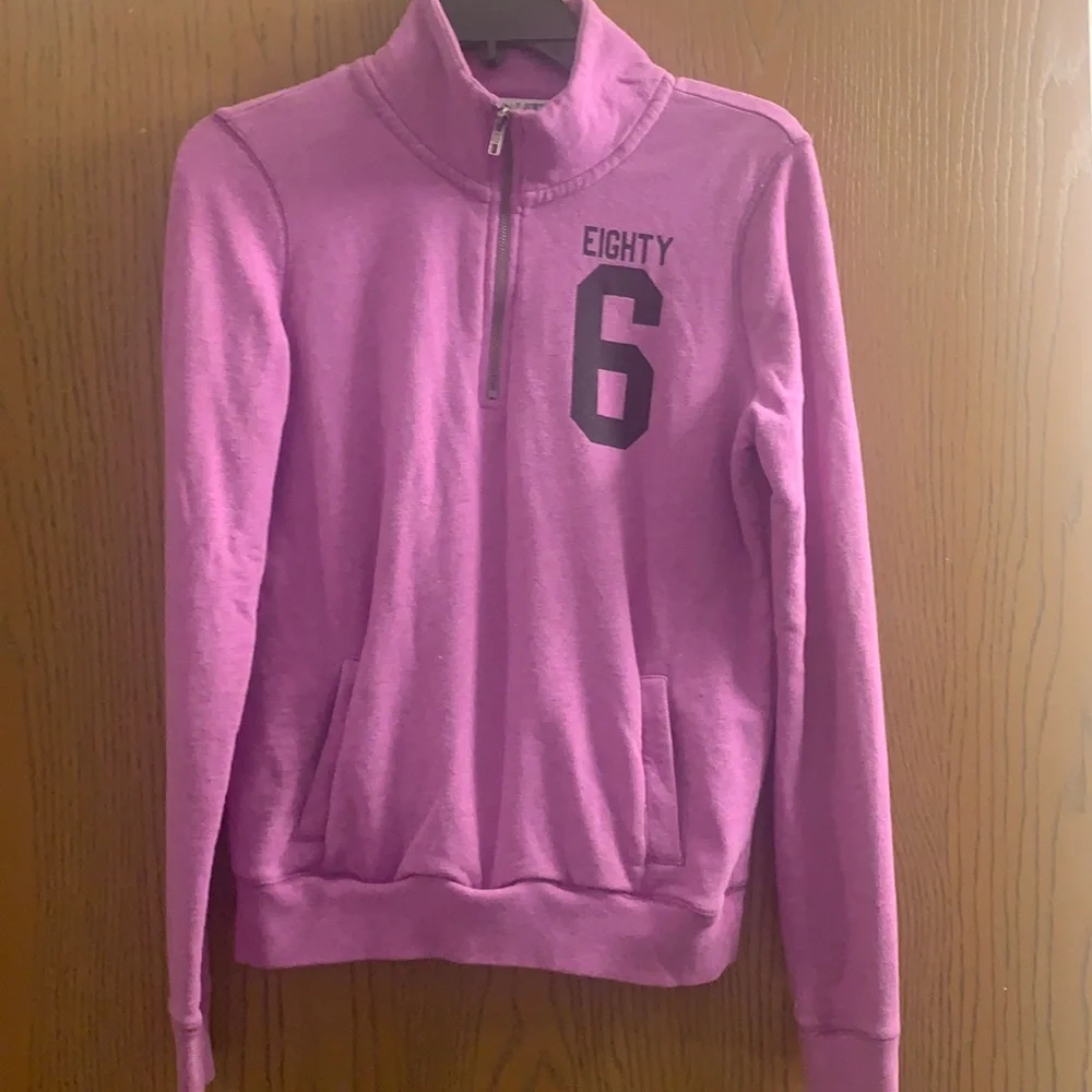 Victoria’s Secret Pink 1/4 Zip Front Sweatshirt